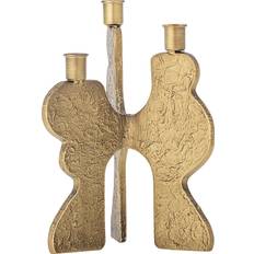 Jern Fyrfadsstager Bloomingville Lux Lysestage Guld Fyrfadsstage