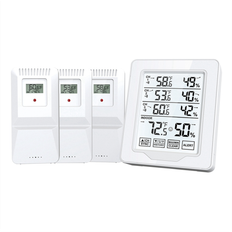 Thermometers & Weather Stations Torribaly Digital Thermometer & Hygrometer Indoor Humidity with 3 Sensor