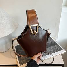 Bags Zeuxo Bucket Bag For Women - Dark Brown