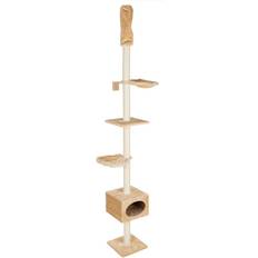 Zooplus H245-260xL35xB35cm Orian beige kradsetræ kattetilbehør
