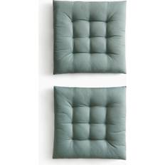 Chair Cushions H&M 2-Pack Cotton Seat 38x38 Chair Cushions Green