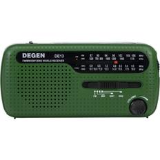 Degen DE13 Cranked Solar FM AM SW Receiver