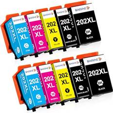 Ink Cartridges Compatible for Epson 202 202XL - 10 Pack