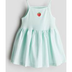 Dresses H&M Baby Green Print-Detail Dress - Green