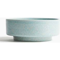 Green Serving Bowls H&M Reactive-Glaze Stoneware Green Serving Bowl