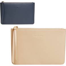 Nappa Clutch Envelope Evening Bag - Sand