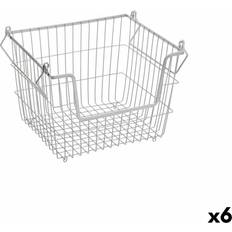 Metal Baskets Confortime Multi-purpose Grey Metal 32 x 27 x 23 cm Basket