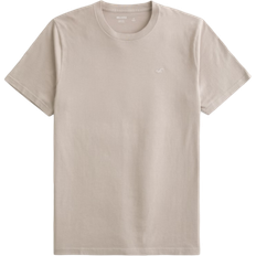 Hollister Icon Crew T-Shirt - Tan
