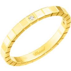Chopard 18ct Yellow Gold Luxury Diamond Ring Ice Cube - 57