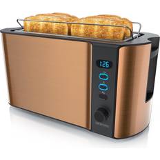 Arendo Frukost 4 Slice Long Slot Toaster