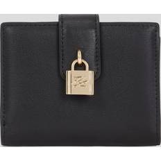 K/Autograph Padlock Medium Wallet - Black/Gold