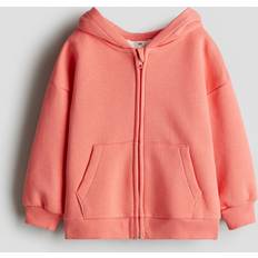 H&M Oversized Zip-Through Hoodie - Red
