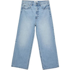 Stradivarius D88 Baggy Wide Leg Jeans - Mid Blue