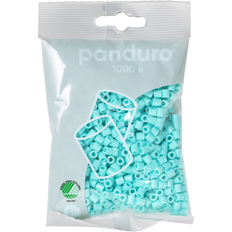 Panduro Rörpärlor Midi 1000 st Mint Ø5 mm Blå