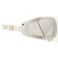 Unisex - White Crossbody Bags Womens Crossbody Sling Bag Bailey Zip - White