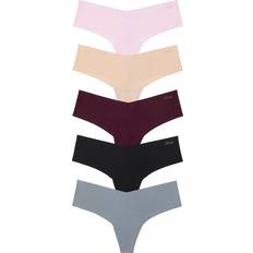 PINK No-Show Thong Panties 5-pack - Just The Basics Pack