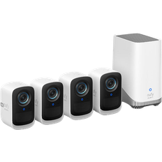 Eufy Surveillance Cameras Eufy Cam S300 4-Cam Kit White