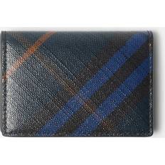 Burberry Card Cases Burberry Check Folding Card Case - Midnight