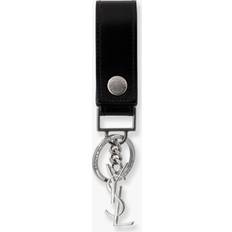Saint Laurent Keychains Saint Laurent Cassandre Leather Key Ring - Gender_Man