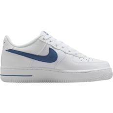 Nike Air Force 1 Embroidered Swoosh Junior - White
