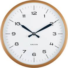 Gul Ure Karlsson Unisex 30 cm Quartz Vægur 30cm