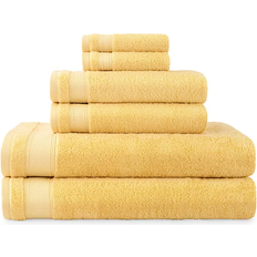 Martha Stewart Premium One Size Guest Towel Yellow (33x33cm)