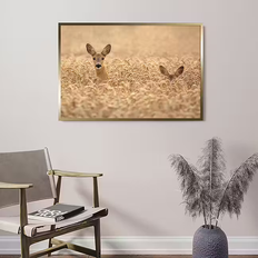 canvasbutik Catch Me If You Can Beige Poster 13x18cm