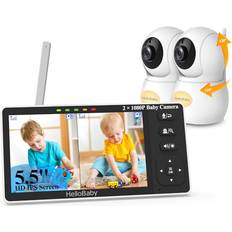 Child Safety HelloBaby Baby Monitor 2 Cameras with 1080P