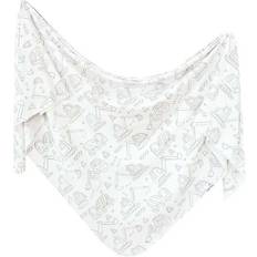 Large Premium Knit Baby Swaddle Receiving Blanket Gage