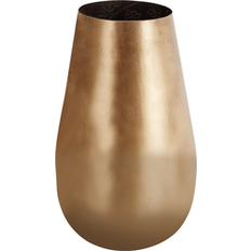 Gold Vases Beliani Flower Gold Modern Glamour Metal Living Room Accent Piece Vase