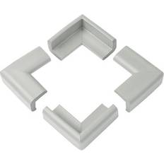 AGS Protectores De Esquinas 4 Piezas Gris