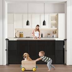 Retractable Baby Gate 34.2in Tall Extend to 70.87in Wide
