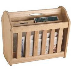 Wood Newspaper Racks Apollo Rubberwood Shelf Storage Holder Newspaper Rack