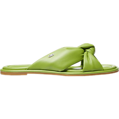 Michael Kors Women Slides Michael Kors Elena Leather Slide Sandal