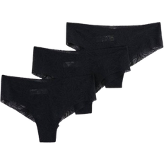 Lindex Brazilian Briefs in Lace 3-pack - Black