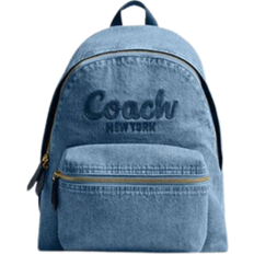 Coach Cargo Backpack - Denim/Brass/Indigo