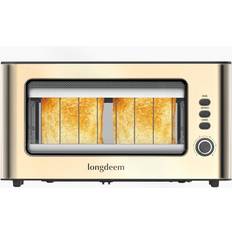 Longdeem 2 Slice Toaster 1.75 in Extra Wide Slots