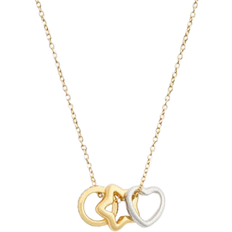 Coach Star Rondell Necklace - Gold/Silver/Transparent