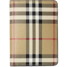 Burberry Passport Covers Burberry Check Passport Holder - Archive Beige/Briar Brown
