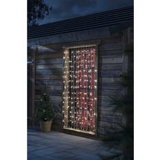 Led gardin Konstsmide Gardin 208 Amber LED Transparent Kabel Ljusslinga 208 Lampor