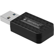 Wifi adapter 5ghz Gembird Trådlöst WiFi USB-nätverkskort med Dual Band 2.4GHz/5GHz 1300Mbps