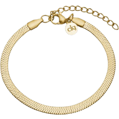 Camilla Krøyer Jewellery Flat Snake Bracelet 4mm - Gold