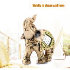 Interior Details Goolrc Lucky Feng Shui Green Elephant Statue Small Size Figurine