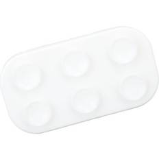 Aluminum Toothbrush Holders White Silicone Multi-Grid Toothpaste Toothbrush Bathroom Storage