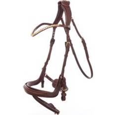 Bridles Kavalkade Riding Bridle Caliano Via English - Marron