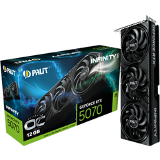 12 GB - GeForce RTX 5070 Grafikkort Palit Microsystems GeForce RTX 5070 Infinity 3 OC 12GB GDDR7