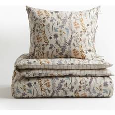 H&M Single Cotton Bettbezug Beige (200x135cm)