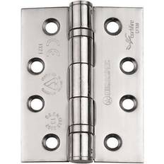 Hinges Loops Pair 13 Ball Bearing Radius Door Hinge 102 x 102mm Satin Stainless Steel 2pcs