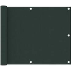 Balcony Protection Berkfield Home Balcony Screen Dark Green 75x600 cm Oxford Fabric