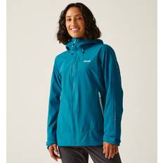 Turquoise - Women Rain Clothes Regatta Okara Waterproof Jacket - Turquoise